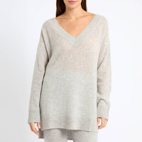 Cashmere V-Neck Pullover Grey - Janet Reger - Modalova