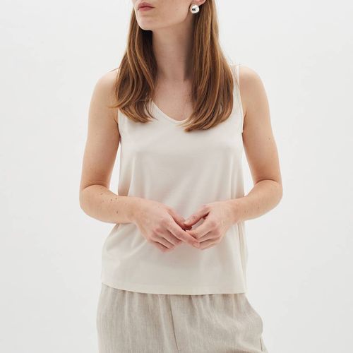 Ivory Soft V-Neck Vest - Inwear - Modalova