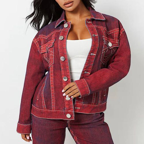 Wash Big T Boyfriend Trucker Jacket - True Religion - Modalova