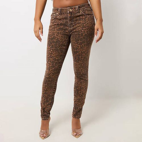 Brown Leopard Big T Jennie Skinny Jeans - True Religion - Modalova