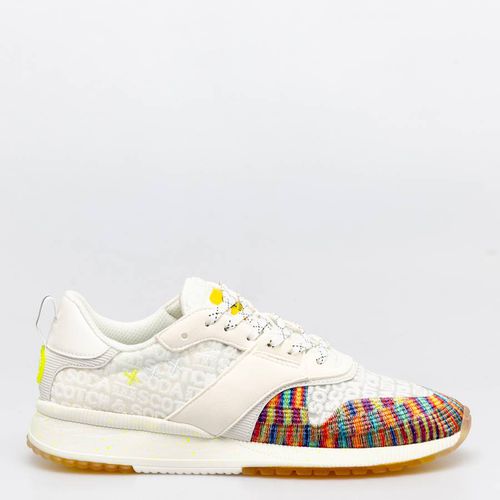 Men's White/Rainbow Vivex Trainer - Scotch & Soda - Modalova