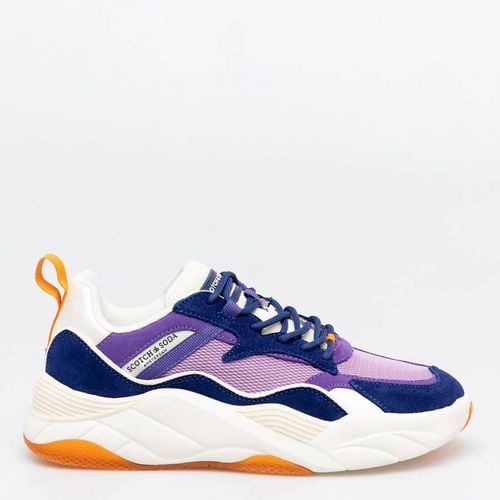 Men's Purple Multi Cassius Trainer - Scotch & Soda - Modalova