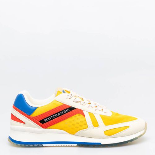 Men's Yellow Vivex Trainer - Scotch & Soda - Modalova