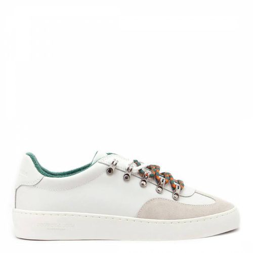 Men's White Multi Plakka Trainer - Scotch & Soda - Modalova