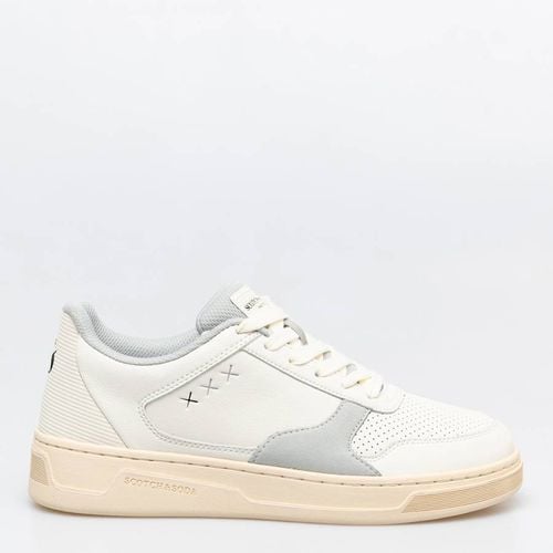 Men's White Elliot Trainer - Scotch & Soda - Modalova