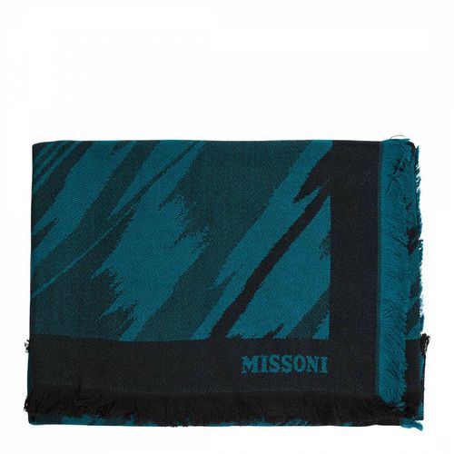 Teal Woven Shawl - Missoni - Modalova