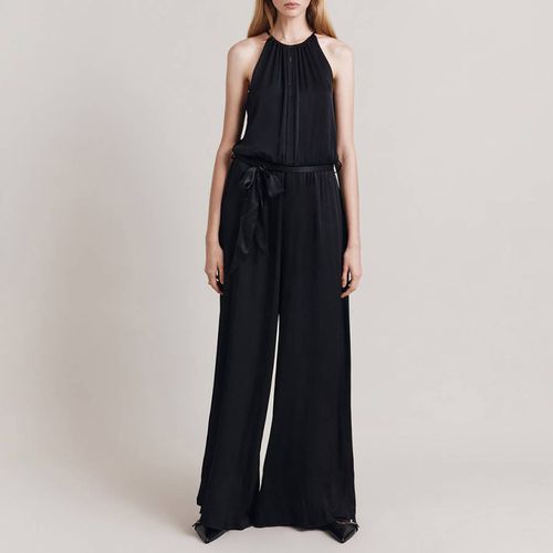 Black Drapey Keyhole Jumpsuit - Ghost - Modalova