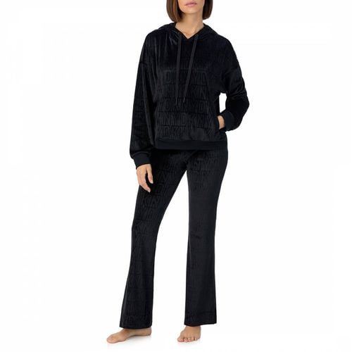 Laid Back Plush Logo Hoodie Set - DKNY - Modalova