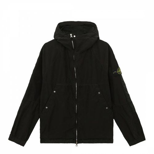 Black Zip Light-TC Jacket - Stone Island - Modalova