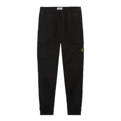 Black Regular Tapered Cargo Joggers - Stone Island - Modalova