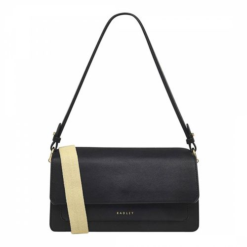 Black Leather Lane Medium Flapover Shoulder Bag - Radley - Modalova