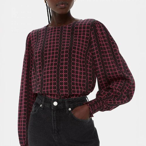 Pink Circle Link Blouse - WHISTLES - Modalova