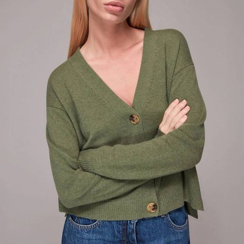 Green Cashmere Cardigan - WHISTLES - Modalova