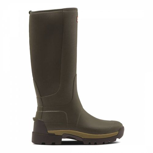 Men's Olive Balmoral Hybrid Tall Wellies - Hunter - Modalova