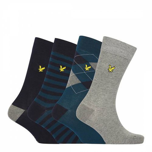 Multi Abraham Sock 4 Pack Gift Box - Lyle & Scott - Modalova