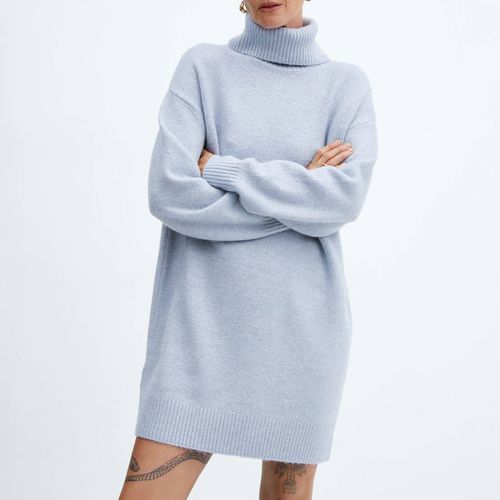 Baby Roll Neck Wool Blend Mini Dress - Mango - Modalova