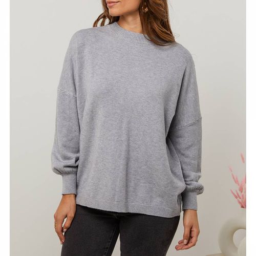 Lace Back Cashmere Blend Jumper - SOFT CASHMERE - Modalova