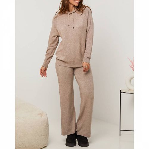 Taupe Cashmere Blend Jumper/Trouser Set - SOFT CASHMERE - Modalova