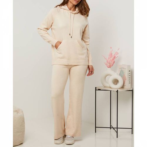 Ecru Cashmere Blend Jumper/Trouser Set - SOFT CASHMERE - Modalova