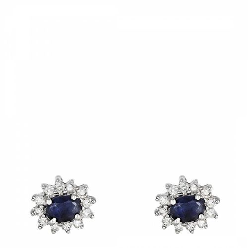 Sapphire Star" Diamond Earrings" - MUSE - Modalova