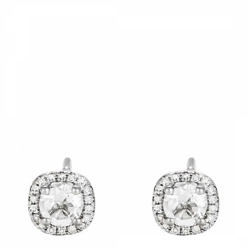 Topaz Square" Diamond Earrings" - MUSE - Modalova