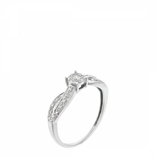 Silver Pretty Shine" Diamond Ring" - MUSE - Modalova