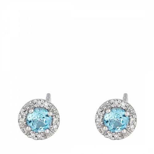 Popi Topaz" Diamond Earrings" - MUSE - Modalova