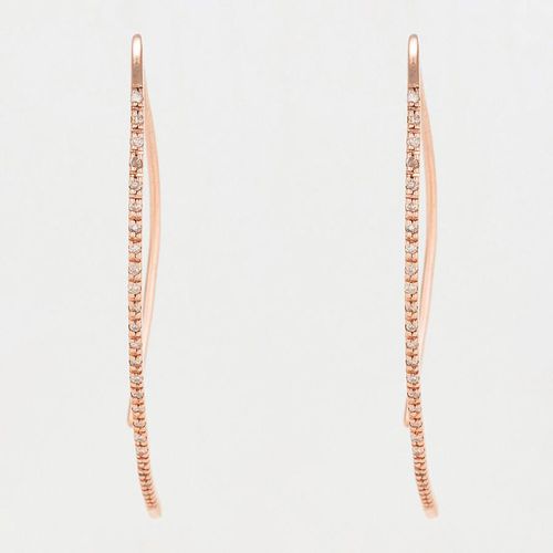 Rose Precious Vines"Diamond Earrings" - MUSE - Modalova