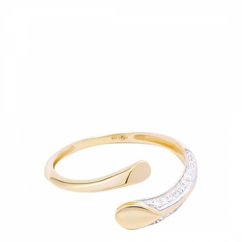 Yellow Gold Aenor" Diamond Ring" - MUSE - Modalova