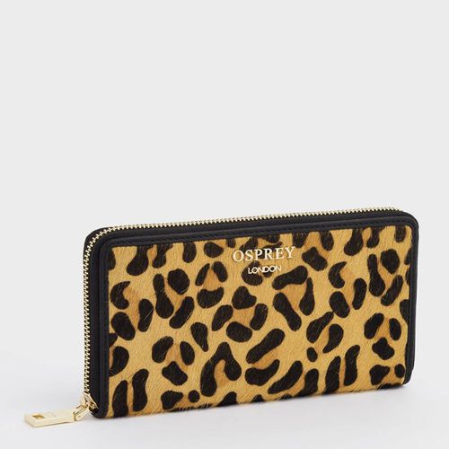 Leopard Print Wilderness Large Zip Around - Osprey London - Modalova