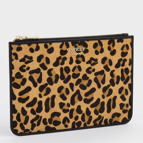 Leopard Print Wilderness Medium Pouch - Osprey London - Modalova