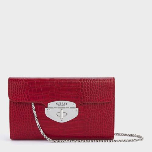 Red Belmont Clutch - Osprey London - Modalova