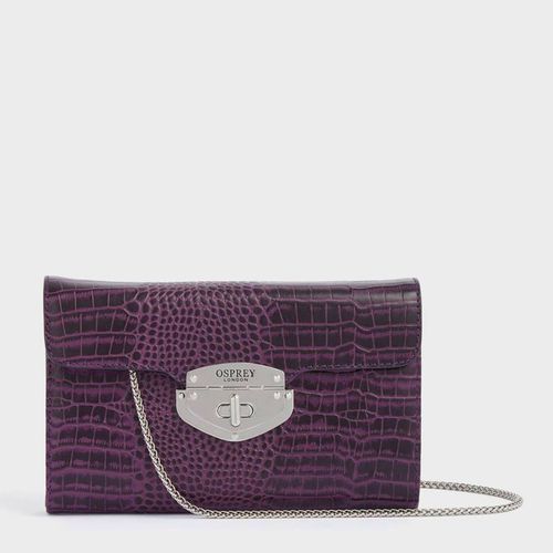 Purple Belmont Clutch - Osprey London - Modalova