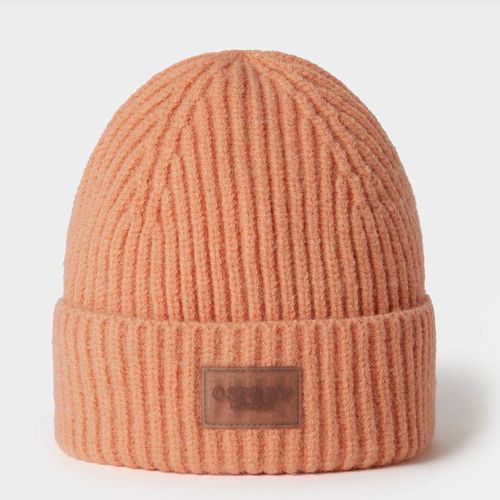 Orange Ribbed Beanie - Osprey London - Modalova