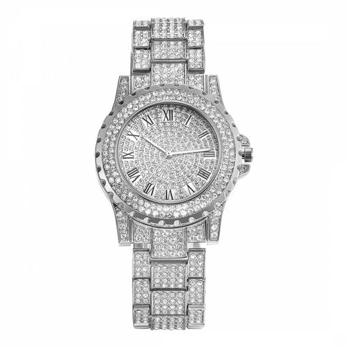 K White Gold Embellished Watch 40mm - Liv Oliver - Modalova