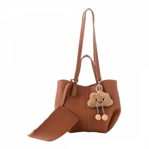 Tan Shoulder Bag - Lucky Bees - Modalova