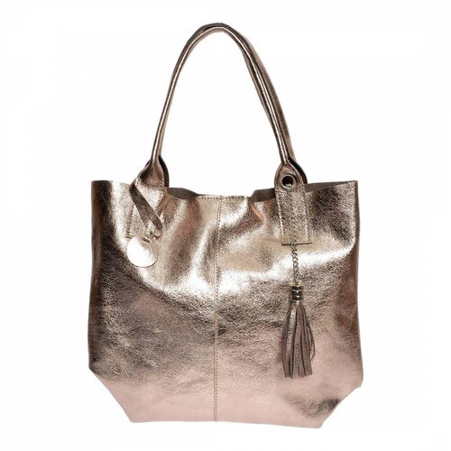 Bronze Top Handle Bag - Luisa Vannini - Modalova