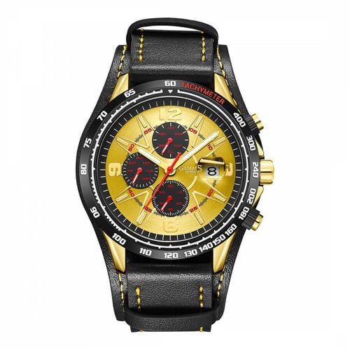 Yellow Limited Edition Hand Assembled Gauge Racer Automatic 45mm - Gamages of London - Modalova