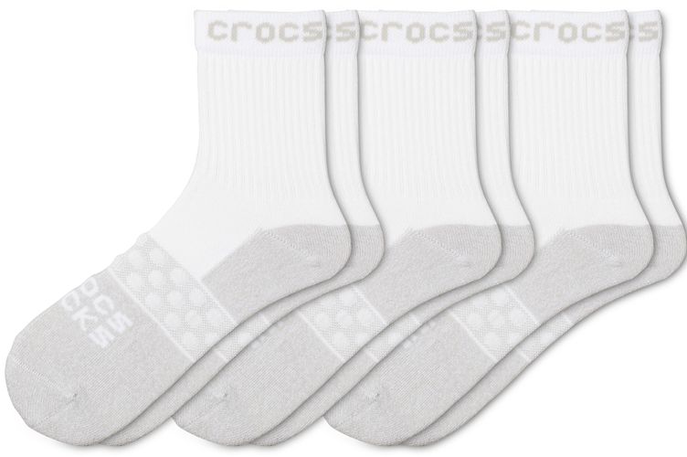 Unisex | Socks Adult Quarter Solid 3-Pack | Shoes | | S - Crocs - Modalova