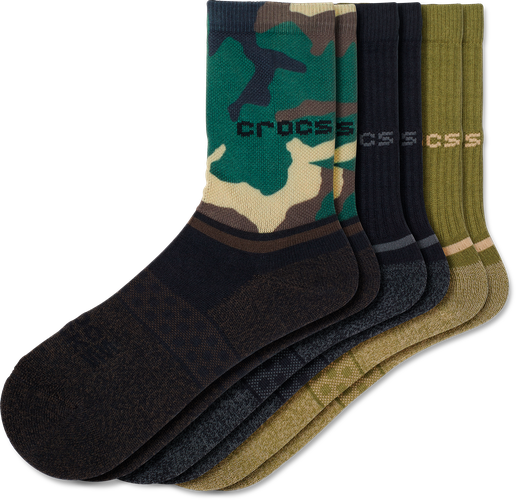Kids | Socks Crew Evergreen 3-Packs | Shoes | / | S - Crocs - Modalova