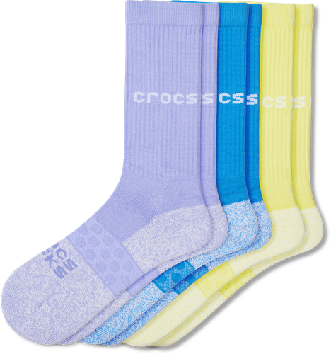 Unisex | Socks Adult Twisted Yarn Crew Solid 3-Pack | Shoes | / | S - Crocs - Modalova