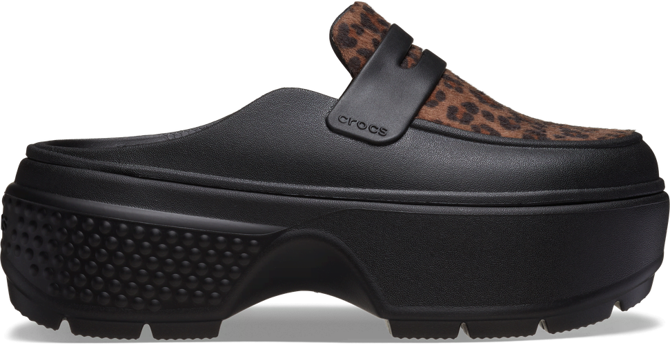 Unisex | Stomp Leopard Loafer | Clogs | / | W4/M3 - Crocs - Modalova