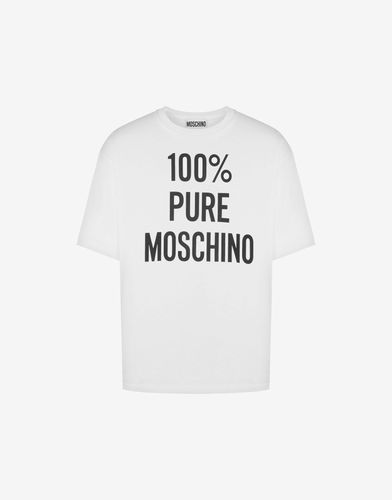 Camiseta De Punto Org?nica 100?% Pure - Moschino - Modalova