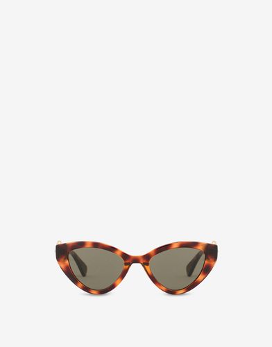 Buckle Tortoiseshell Sunglasses - Moschino - Modalova
