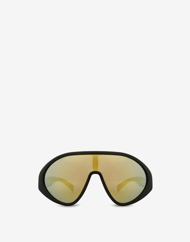 D Logo Mask Sunglasses - Moschino - Modalova