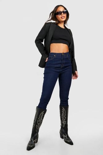 Womens Tall Basics High Waist Skinny Jeans - - 10 - boohoo - Modalova