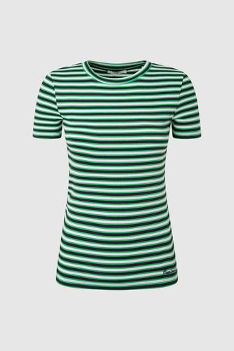 Womens Jada Stripe Top Green - M - Debenhams - Modalova