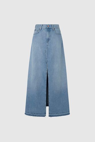 Womens Maxi Denim High Waist Skirt Sky - - XS - Debenhams - Modalova