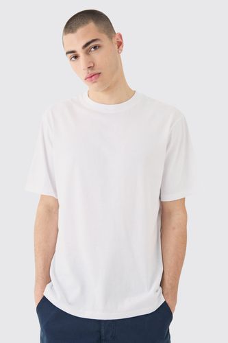 Basic Crew Neck T-shirt - White - M - boohooMAN - Modalova