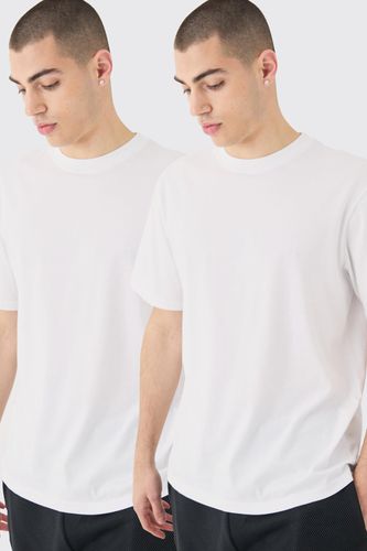 Pack Basic T-shirt - White - L - boohooMAN - Modalova
